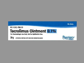 TACROLIMUS TOPICAL OINT 0.1%